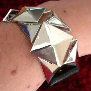 Black and Silver Studs